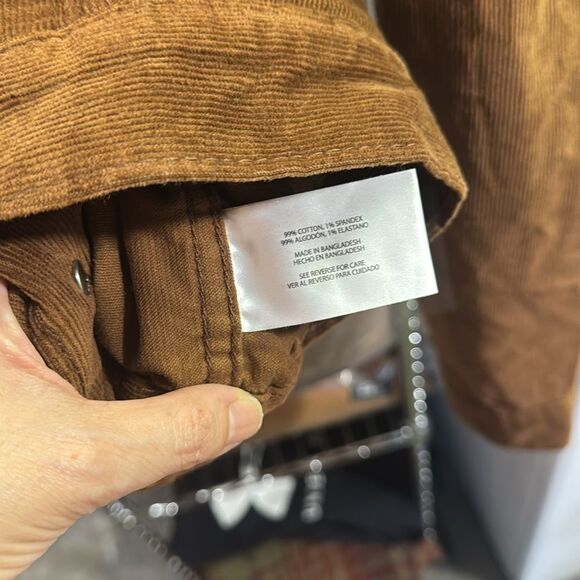 NWT Gap Emperador brown corduroy jacket, MSRP $69.99 - Picture 8 of 10